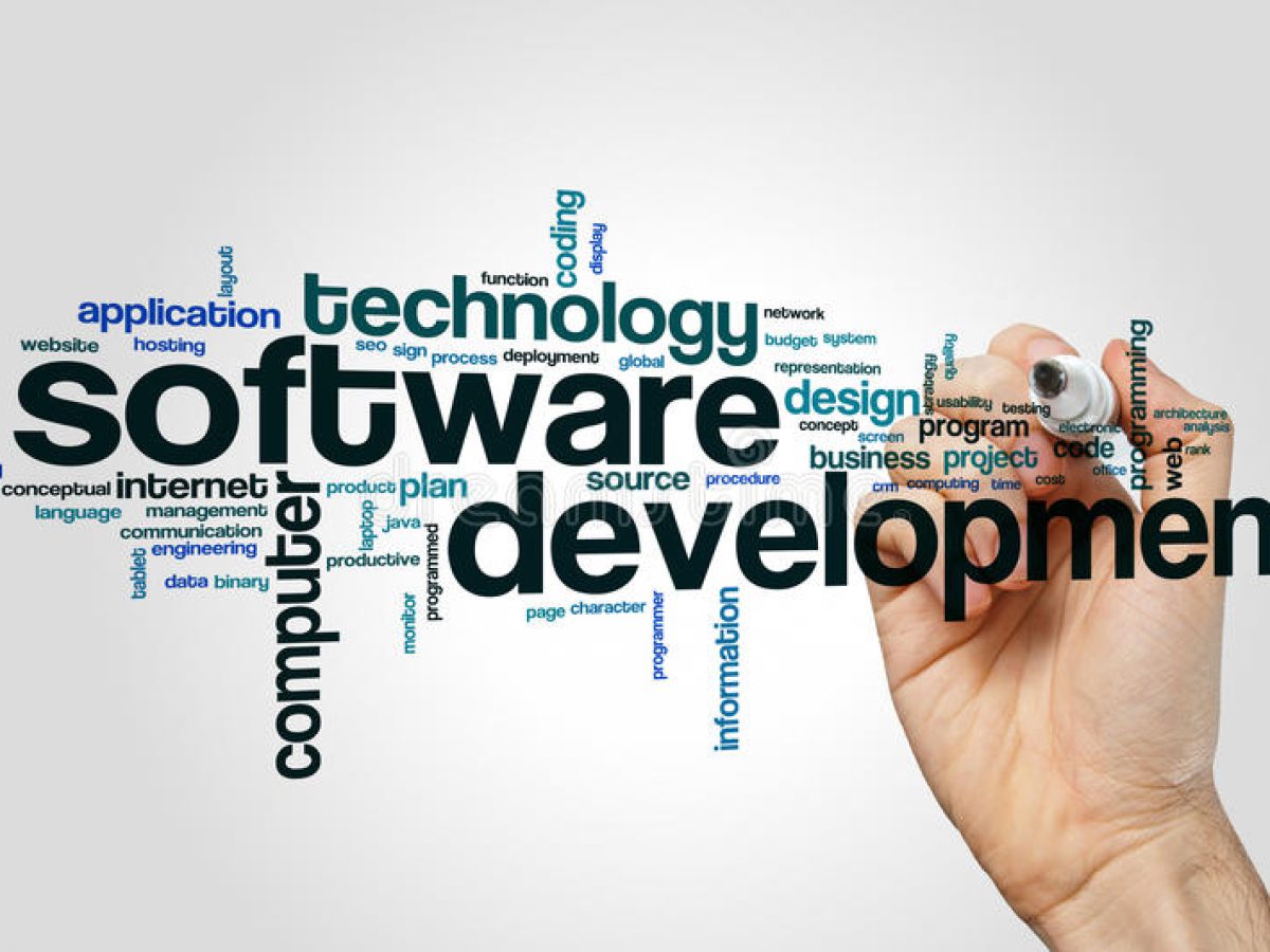 software-development-word-cloud-concept-grey-background-88535408